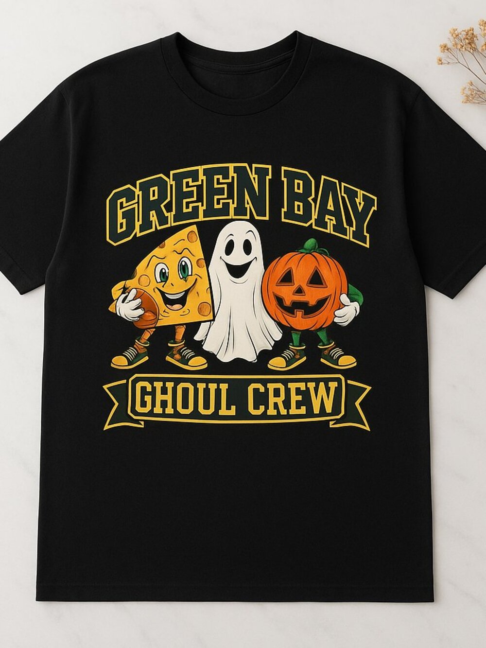 Packers Green Bay Ghoul Crew Halloween Shirt Spooky Football Fan Tee